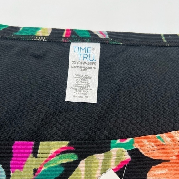 Time and Tru Women's High Leg Bikini Swim Bottoms 3X NWT - Picture 6 of 8